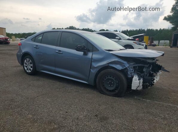 JTDEPMAE7NJ193638 2022 TOYOTA COROLLA Blue Delantero derecho