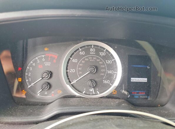 JTDEPMAE7NJ193638 2022 TOYOTA COROLLA Blue Vista del cuadro de instrumentos