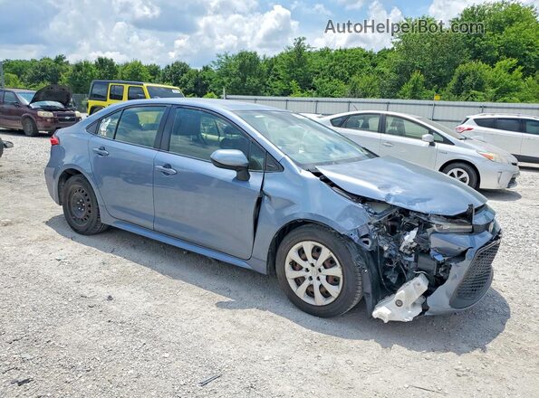 JTDEPMAE7NJ205366 2022 TOYOTA COROLLA Синий Передняя правая четверть