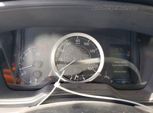 JTDEPMAE7NJ205366 2022 TOYOTA COROLLA Синий Вид щитка приборов