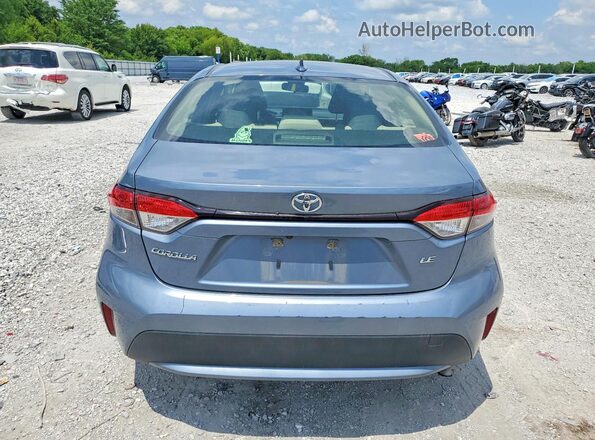 JTDEPMAE7NJ205366 2022 TOYOTA COROLLA Синий Вид сзади