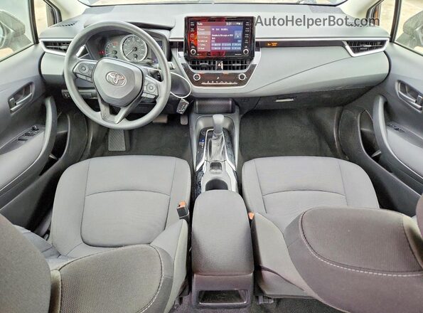 JTDEPMAE7NJ225424 2022 TOYOTA COROLLA Black Widok deski rozdzielczej