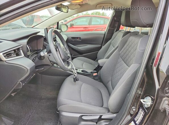 JTDEPMAE7NJ225424 2022 TOYOTA COROLLA Black Widok wnętrza z przodu