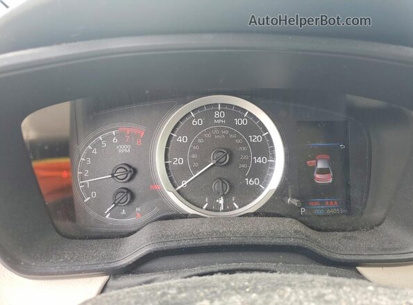 JTDEPMAE8MJ145306 2021 TOYOTA COROLLA Серебряный Вид щитка приборов