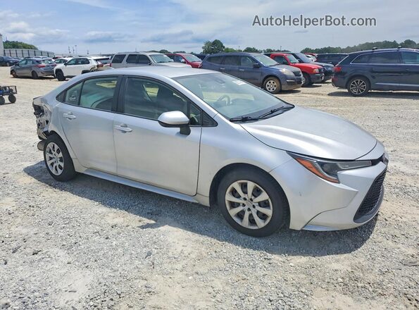 JTDEPMAE8MJ145306 2021 TOYOTA COROLLA Серебряный Передняя правая четверть