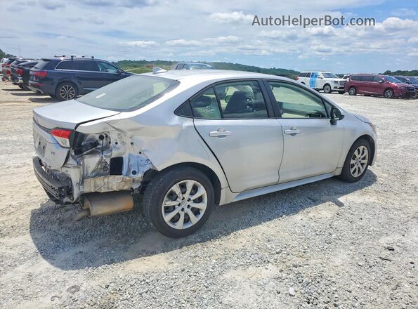 JTDEPMAE8MJ145306 2021 TOYOTA COROLLA Серебряный Задняя правая четверть
