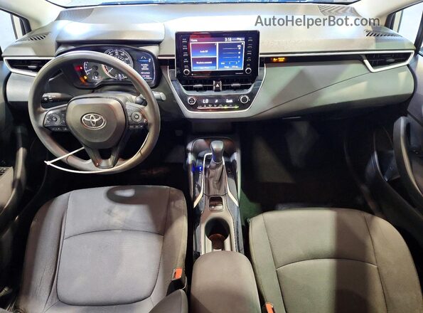 JTDEPMAE8MJ185613 2021 TOYOTA COROLLA White Вид панелі приладів