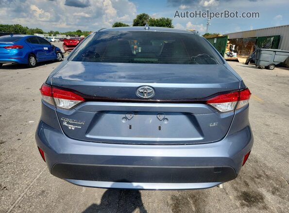 JTDEPMAE8N3019498 2022 TOYOTA COROLLA Blue Vista trasera