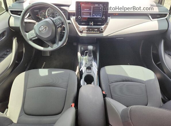JTDEPMAE8NJ211824 2022 TOYOTA COROLLA Черный Вид панели приборов