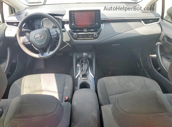 JTDEPMAE8NJ217218 2022 TOYOTA COROLLA Charcoal Dashboard view