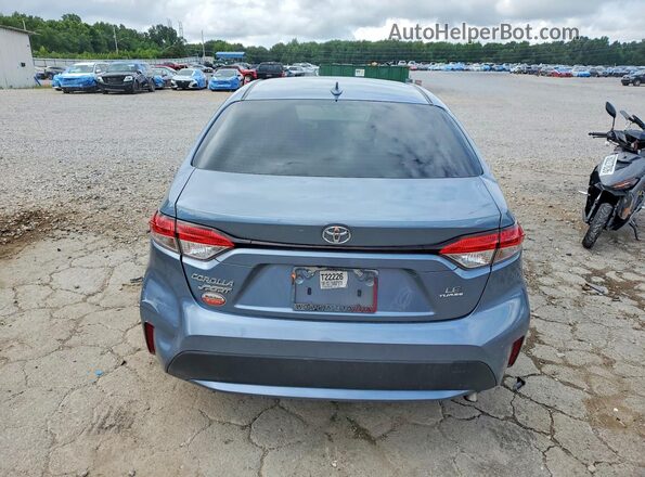 JTDEPMAE9MJ127185 2021 TOYOTA COROLLA Blue Հետևի տեսք