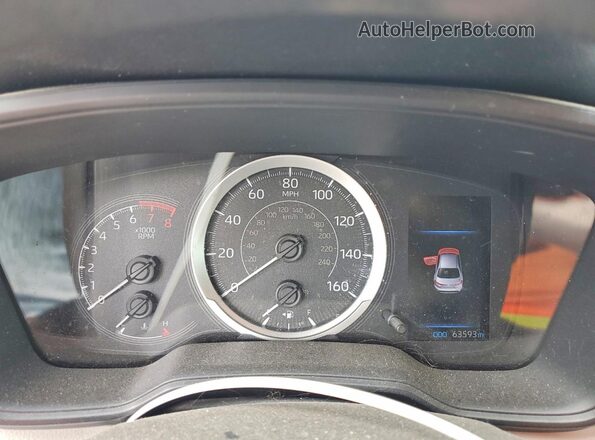 JTDEPMAE9MJ127185 2021 TOYOTA COROLLA Blue Սարքավորումների վահանակի տեսք