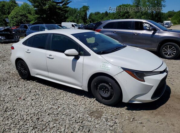 JTDEPMAE9MJ141765 2021 TOYOTA COROLLA Белый Передняя правая четверть