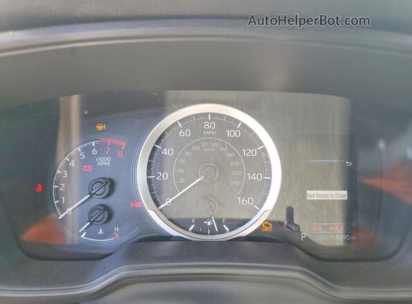 JTDEPMAE9MJ141765 2021 TOYOTA COROLLA Белый Вид щитка приборов