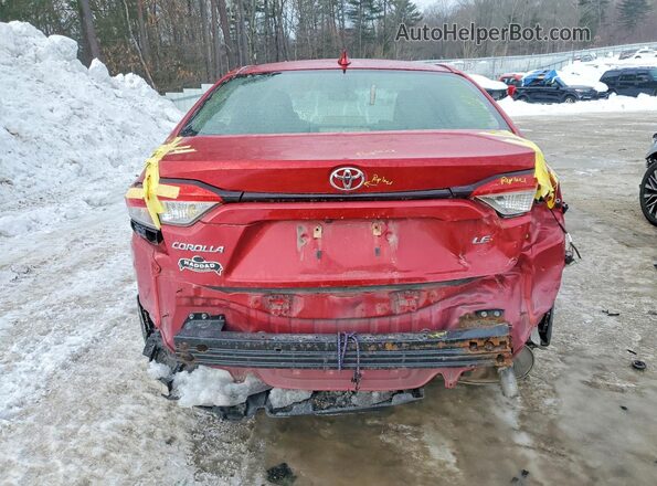 JTDEPMAE9MJ172143 2021 TOYOTA COROLLA Red Vista trasera