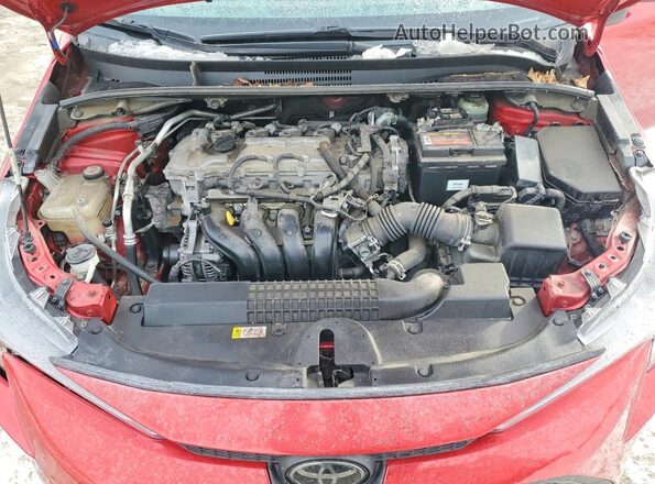 JTDEPMAE9MJ172143 2021 TOYOTA COROLLA Red Vista interior trasera