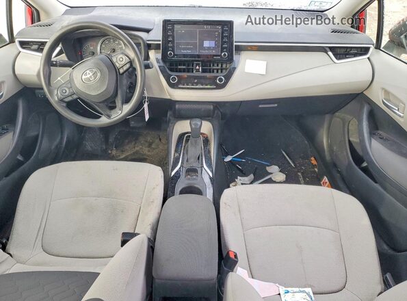 JTDEPMAE9MJ172143 2021 TOYOTA COROLLA Red Vista del salpicadero