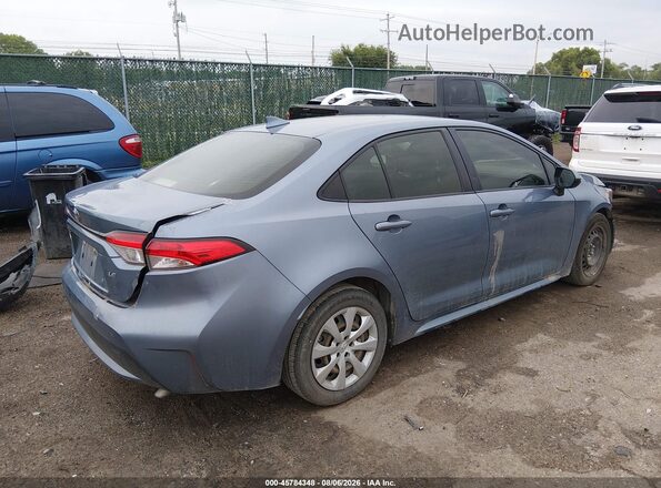 JTDEPMAE9NJ194113 2022 TOYOTA COROLLA Blue Trasero derecho