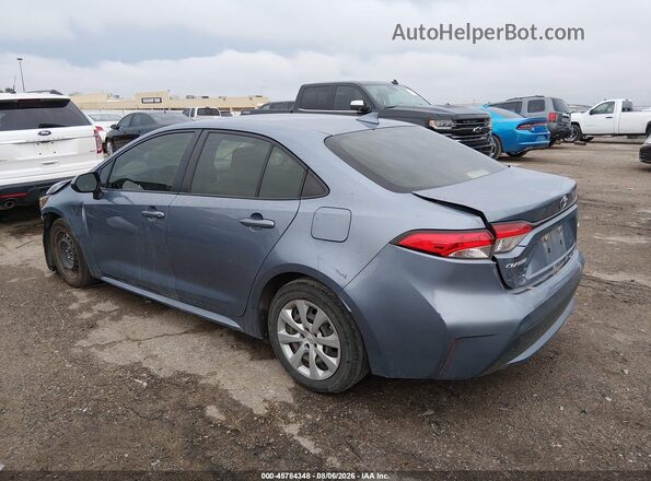 JTDEPMAE9NJ194113 2022 TOYOTA COROLLA Blue Trasero izquierdo