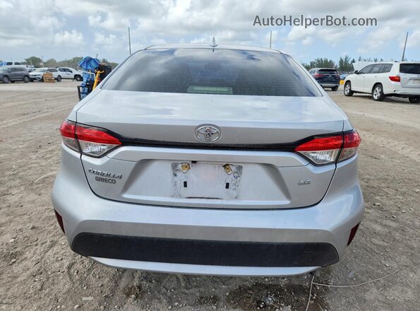 JTDEPMAE9NJ202324 2022 TOYOTA COROLLA Серебряный Вид сзади