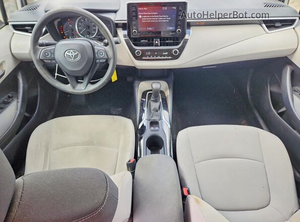 JTDEPMAE9NJ202324 2022 TOYOTA COROLLA Серебряный Вид панели приборов
