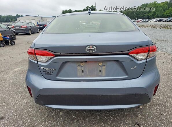 JTDEPMAE9NJ224713 2022 TOYOTA COROLLA Blue Rear view