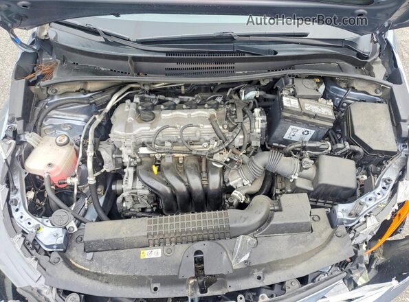 JTDEPMAE9NJ224713 2022 TOYOTA COROLLA Blue Rear interior view