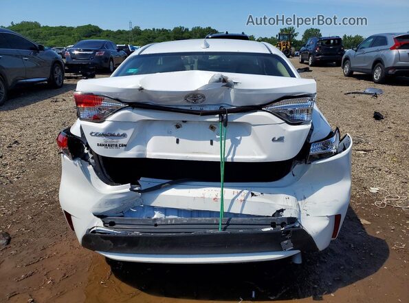 JTDEPMAEXMJ159840 2021 TOYOTA COROLLA White Հետևի տեսք