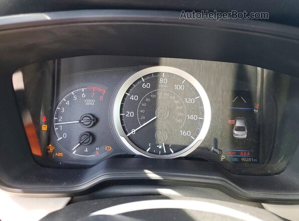 JTDEPMAEXMJ159840 2021 TOYOTA COROLLA White Սարքավորումների վահանակի տեսք