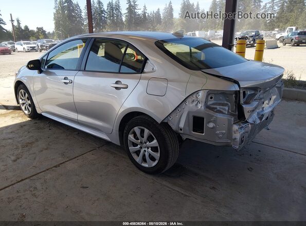 JTDEPMAEXN3005389 2022 TOYOTA COROLLA Silver Rear left
