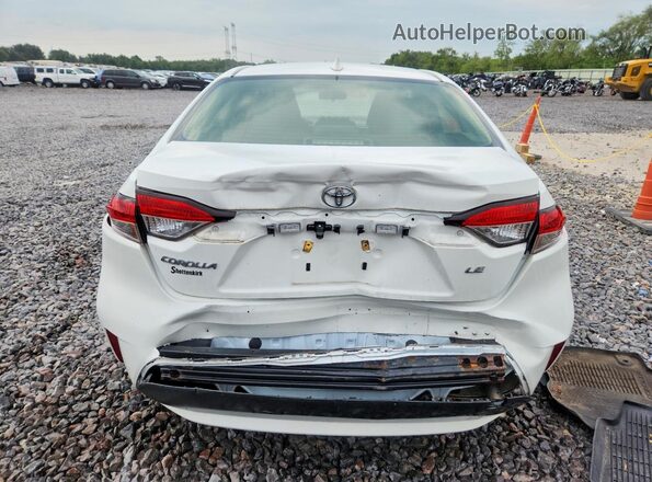 JTDEPMAEXNJ194637 2022 TOYOTA COROLLA White Widok z tyłu