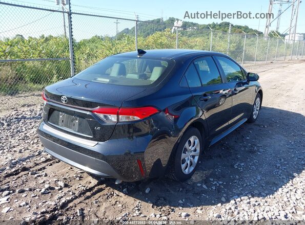 JTDEPMAEXNJ212991 2022 TOYOTA COROLLA Черный Задняя правая четверть