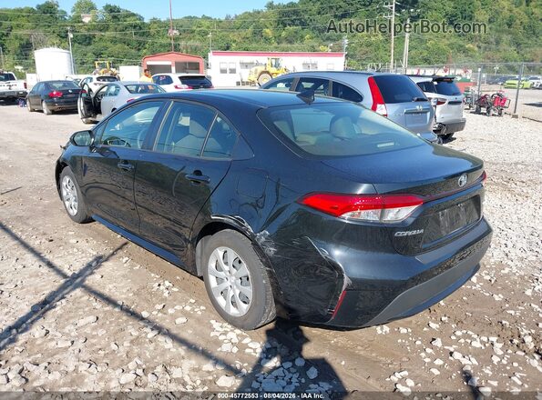 JTDEPMAEXNJ212991 2022 TOYOTA COROLLA Черный Задняя левая четверть
