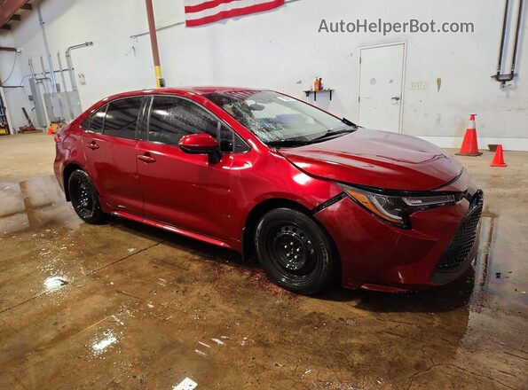 JTDEPMAEXNJ215275 2022 TOYOTA COROLLA Red წინა მარჯვენა