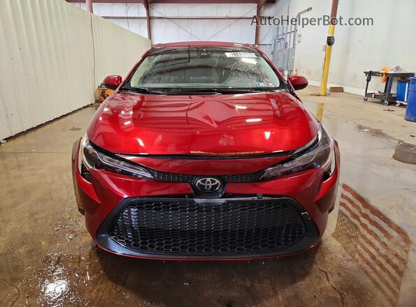 JTDEPMAEXNJ215275 2022 TOYOTA COROLLA Red წინა ხედი