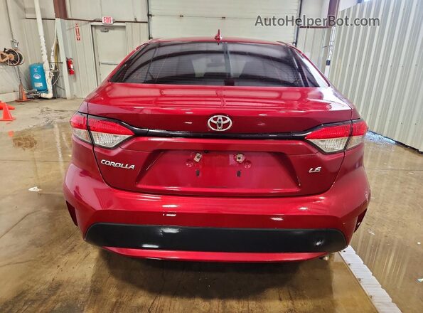 JTDEPMAEXNJ215275 2022 TOYOTA COROLLA Red უკანა ხედი