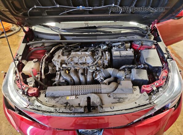 JTDEPMAEXNJ215275 2022 TOYOTA COROLLA Red უკანა სალონის ხედი