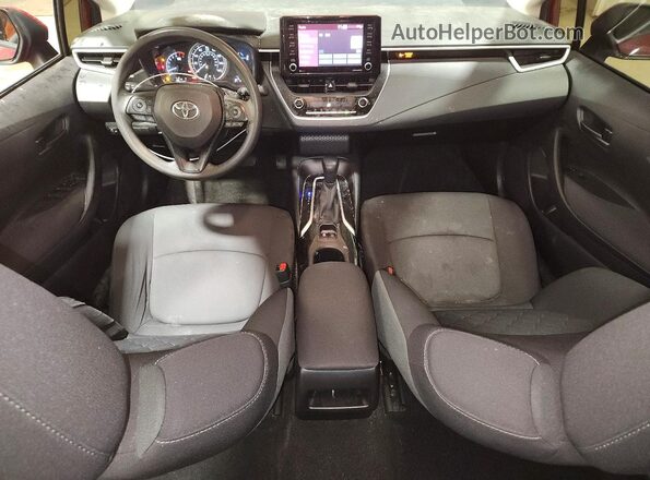 JTDEPMAEXNJ215275 2022 TOYOTA COROLLA Red წინა პანელის ხედი