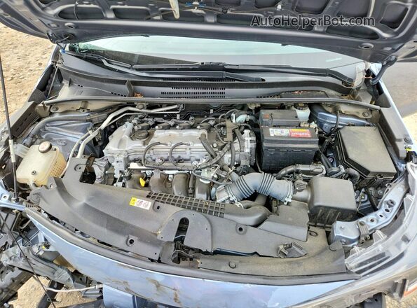 JTDEPMAEXNJ222775 2022 TOYOTA COROLLA Blue უკანა სალონის ხედი
