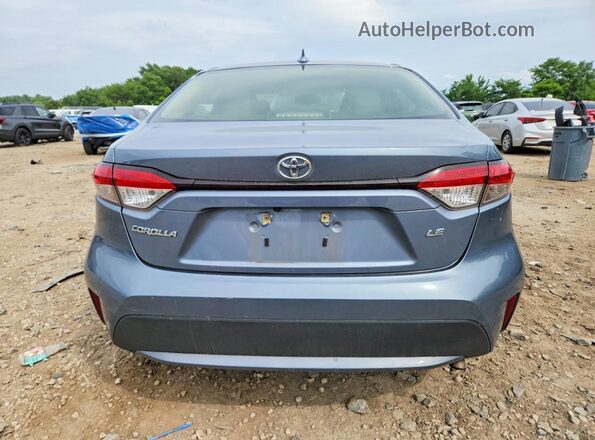 JTDEPMAEXNJ222775 2022 TOYOTA COROLLA Blue უკანა ხედი