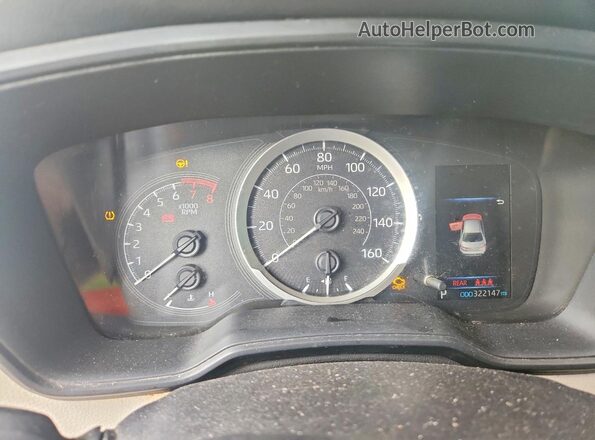 JTDEPRAE0LJ023342 2020 TOYOTA COROLLA White Вид щитка приладів