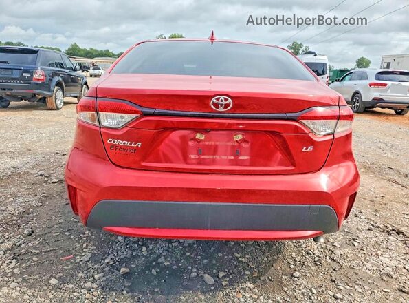 JTDEPRAE0LJ042943 2020 TOYOTA COROLLA Красный Вид сзади