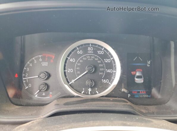 JTDEPRAE0LJ042943 2020 TOYOTA COROLLA Красный Вид щитка приборов
