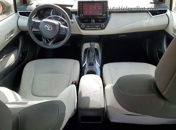 JTDEPRAE0LJ090989 2020 TOYOTA COROLLA Red Вид панелі приладів