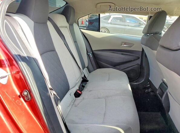 JTDEPRAE0LJ090989 2020 TOYOTA COROLLA Red Вид задніх сидінь