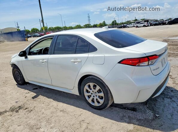 JTDEPRAE0LJ111596 2020 TOYOTA COROLLA White Trasero izquierdo