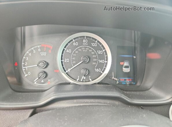 JTDEPRAE1LJ028002 2020 TOYOTA COROLLA White Вид щитка приладів