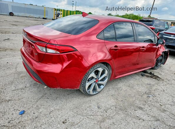 JTDEPRAE1LJ104558 2020 TOYOTA COROLLA Red Rear right