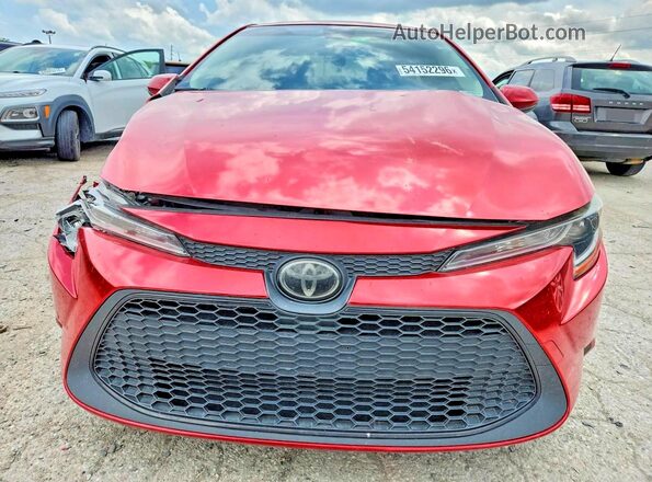 JTDEPRAE1LJ104558 2020 TOYOTA COROLLA Red Front view