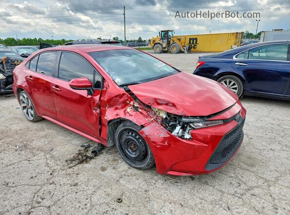 JTDEPRAE1LJ104558 2020 TOYOTA COROLLA Red Front right